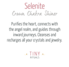 Selenite Heart Recharging Stone