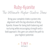 Ruby-Kyanite Cube