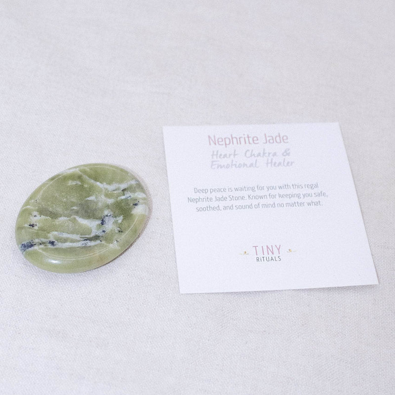Nephrite Jade Worry Stone