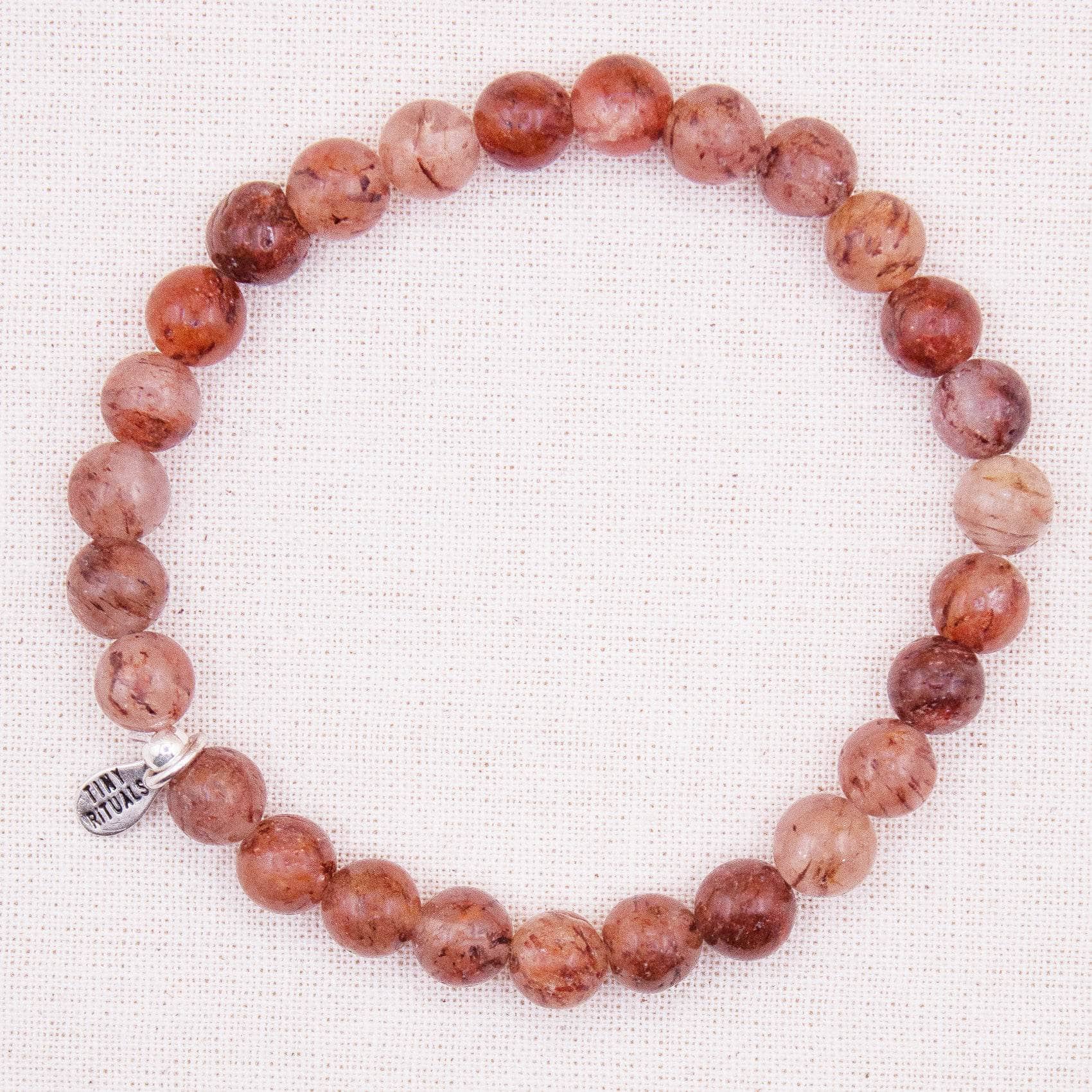 African Red Ghost Energy Bracelet - 6mm