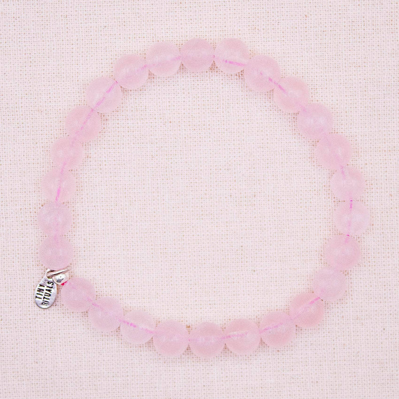 Madagascar Rose Quartz Energy Bracelet - 6mm