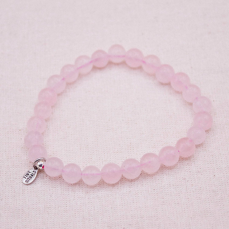 Madagascar Rose Quartz Energy Bracelet - 6mm