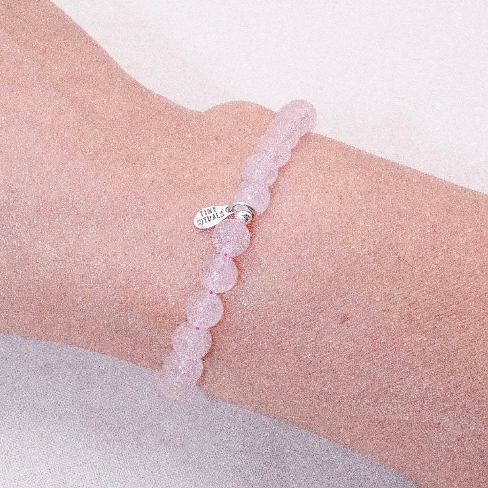 Madagascar Rose Quartz Energy Bracelet - 6mm
