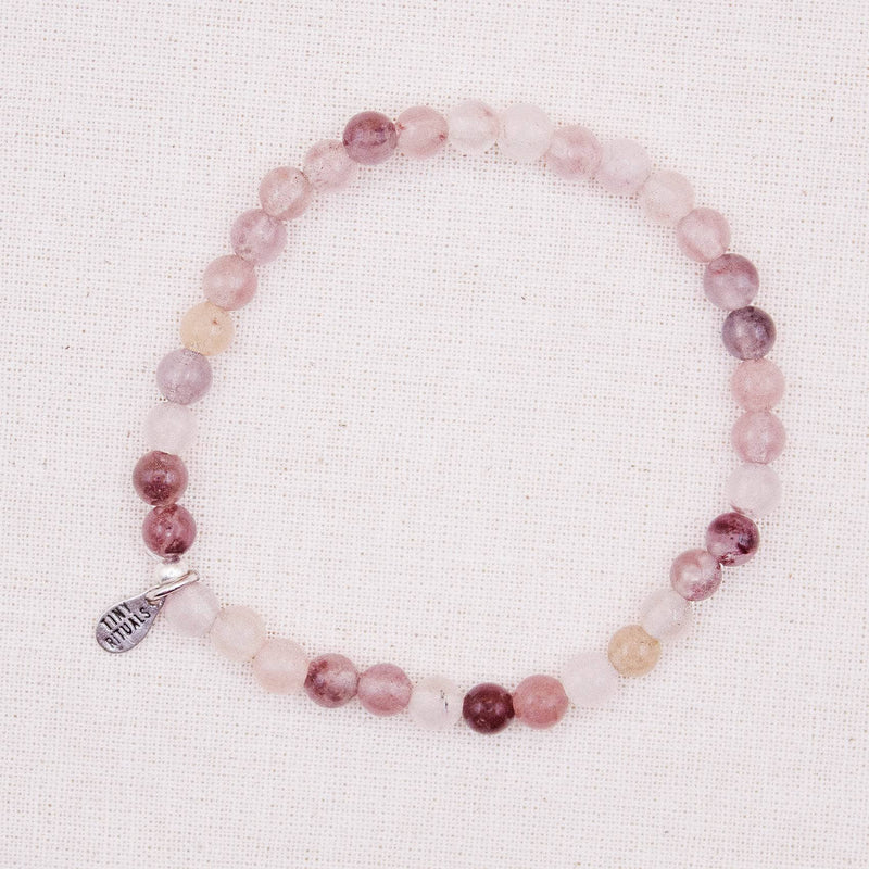 Purple Berry Quartzite Energy Bracelet