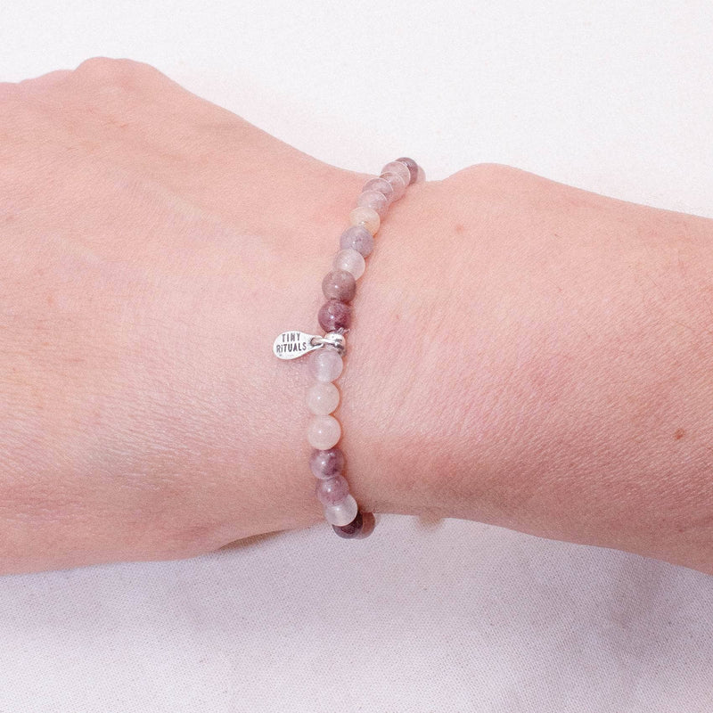 Purple Berry Quartzite Energy Bracelet