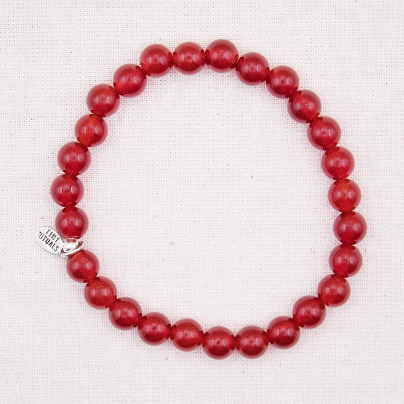 Red Carnelian Energy Bracelet - 6mm