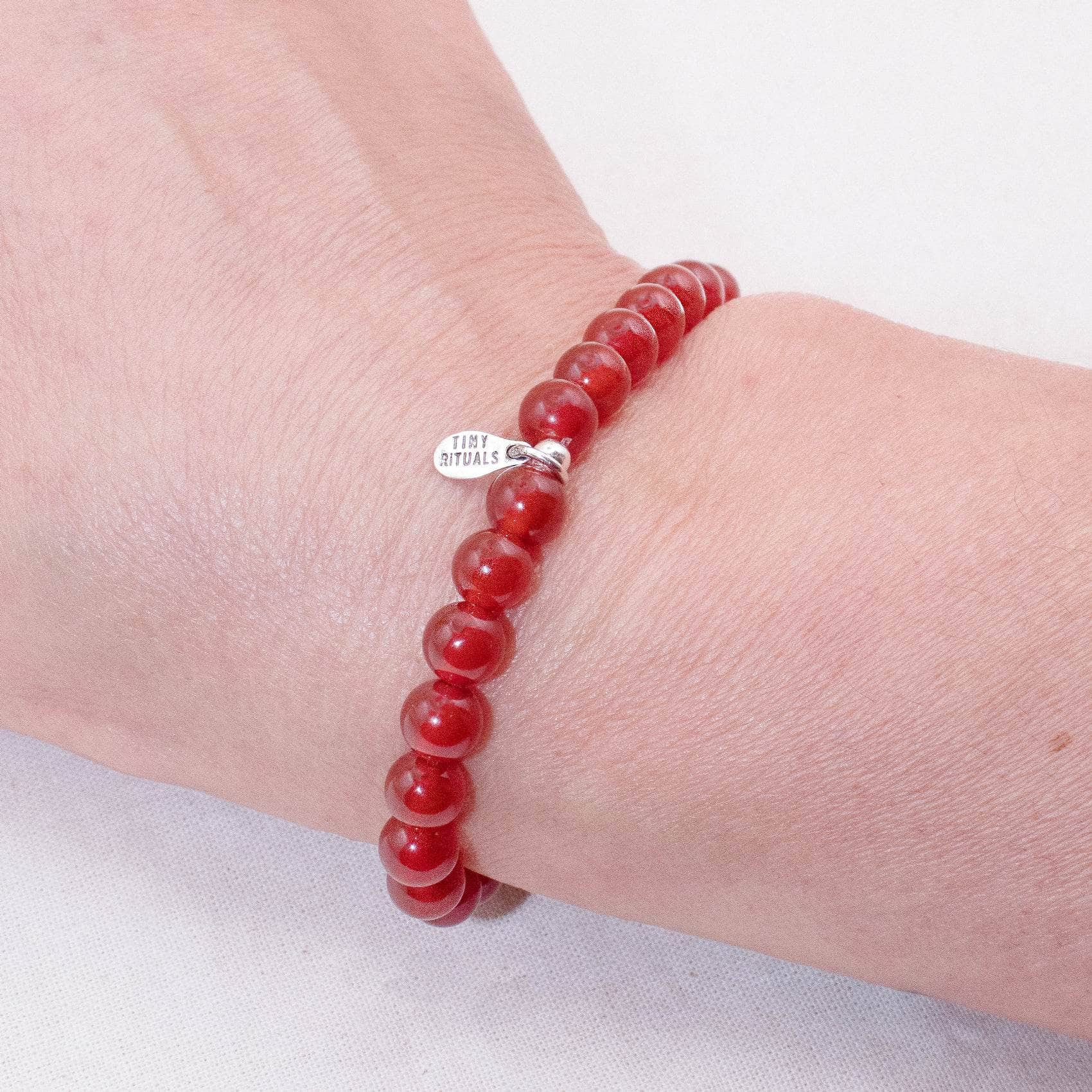 Red Carnelian Energy Bracelet - 6mm