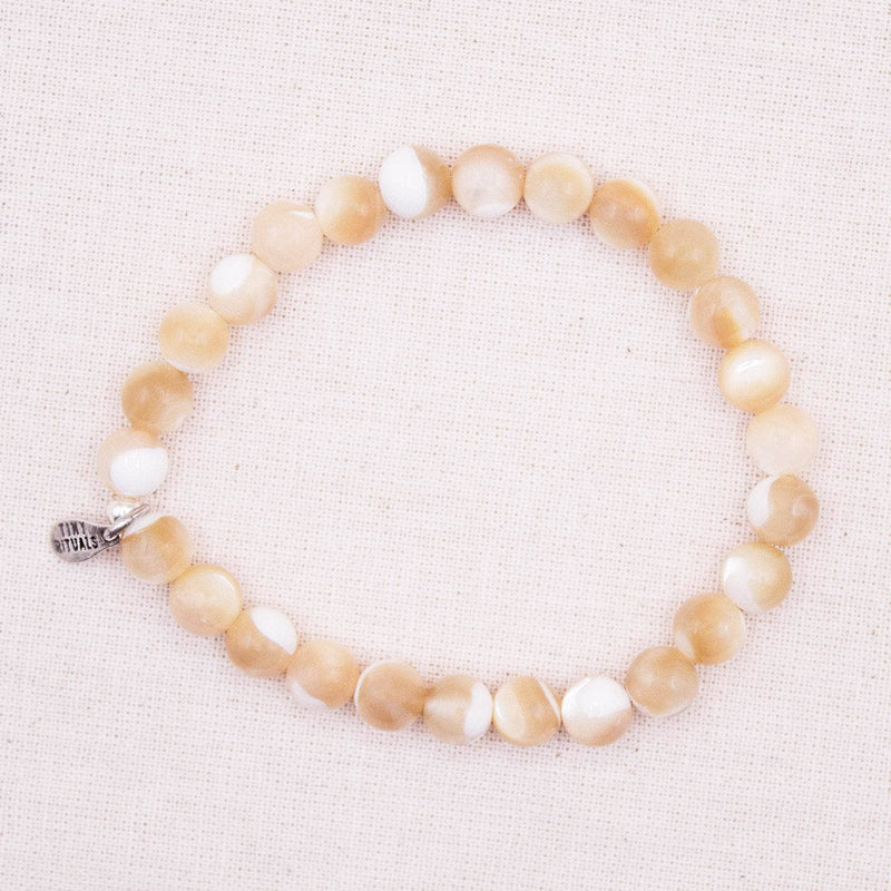 Trochus Sea Shell Energy Bracelet - 6mm