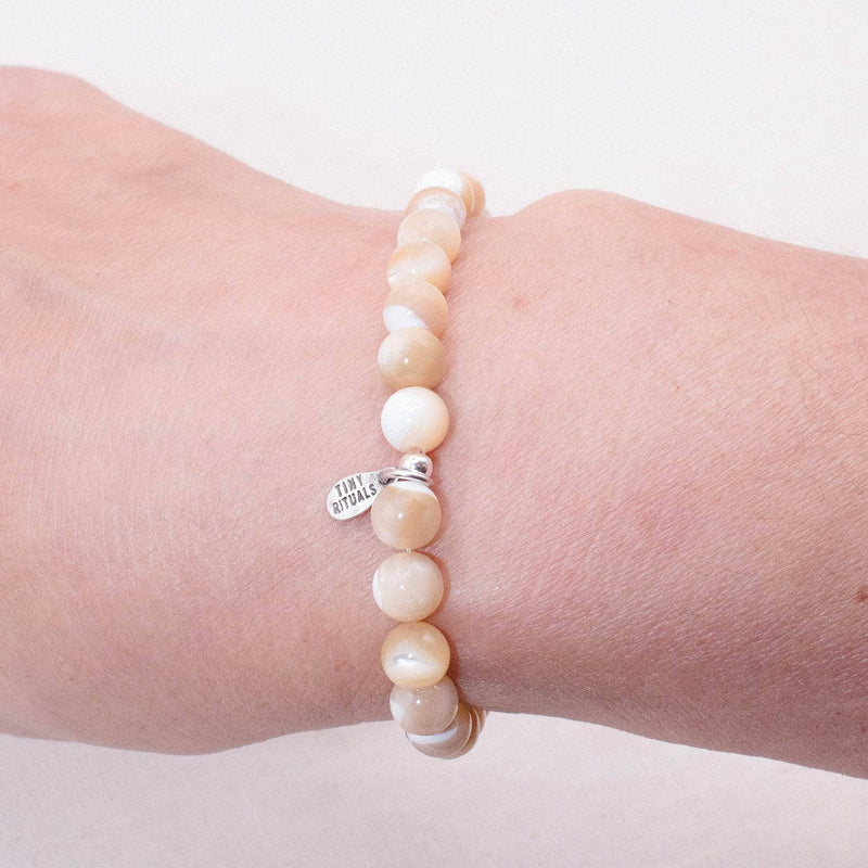 Trochus Sea Shell Energy Bracelet - 6mm
