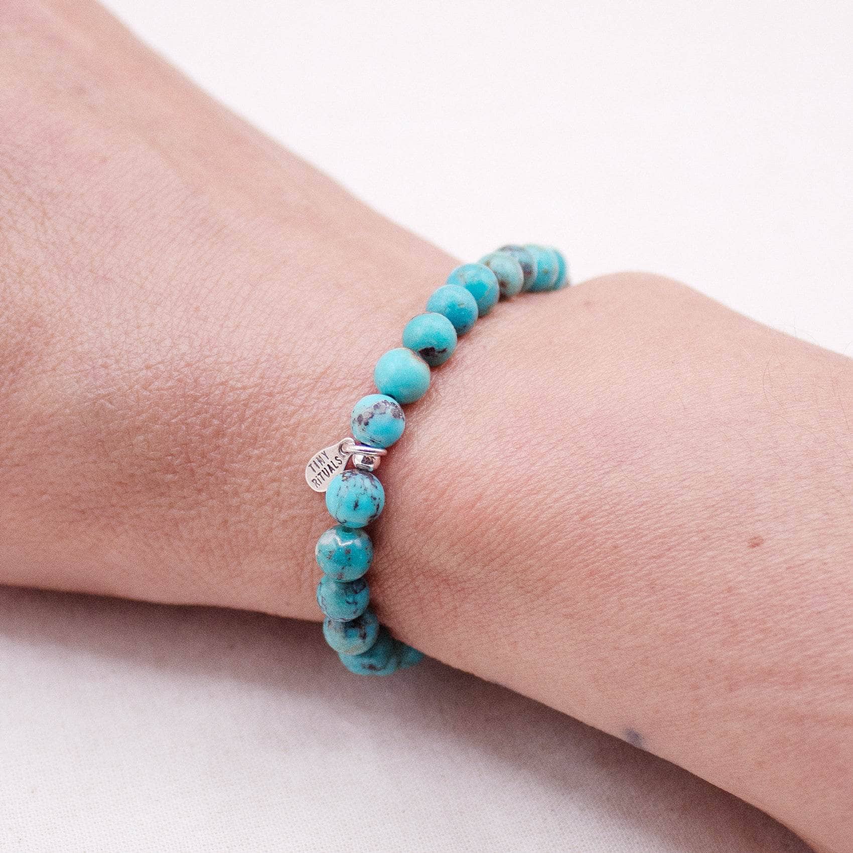Rare Genuine Turquoise Energy Bracelet - 6mm