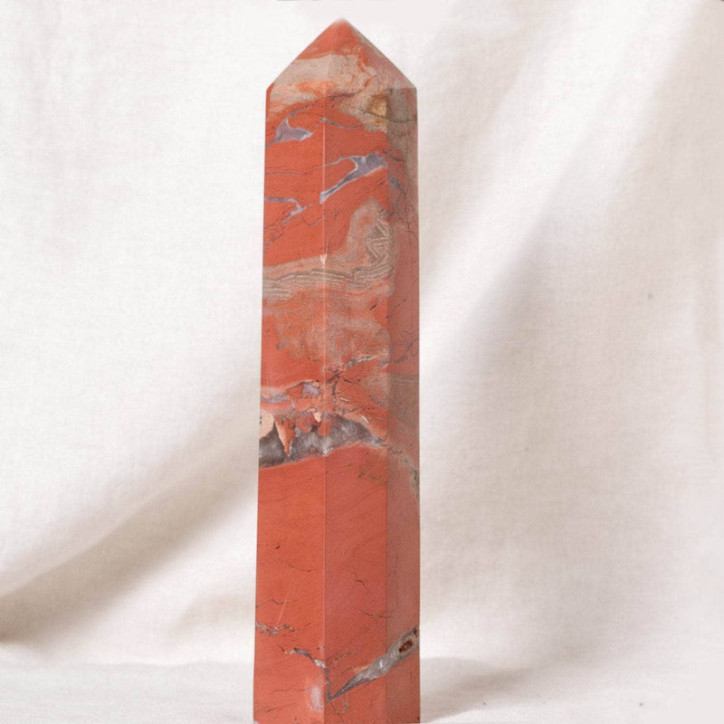 Red Jasper Obelisk - AAA Premium Quality