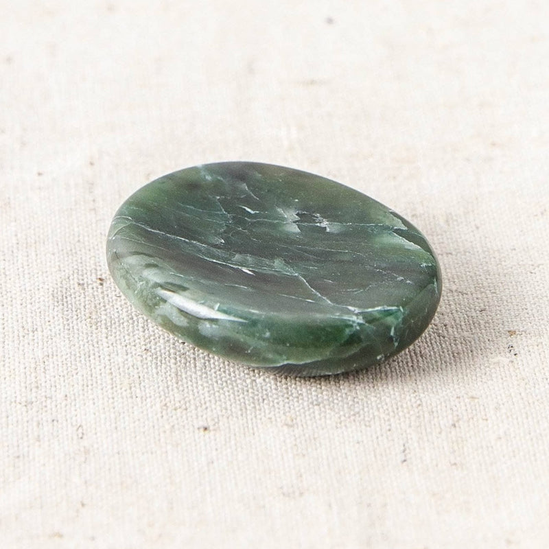 Green Jade Worry Stone
