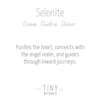 Selenite Chakra Pendulum