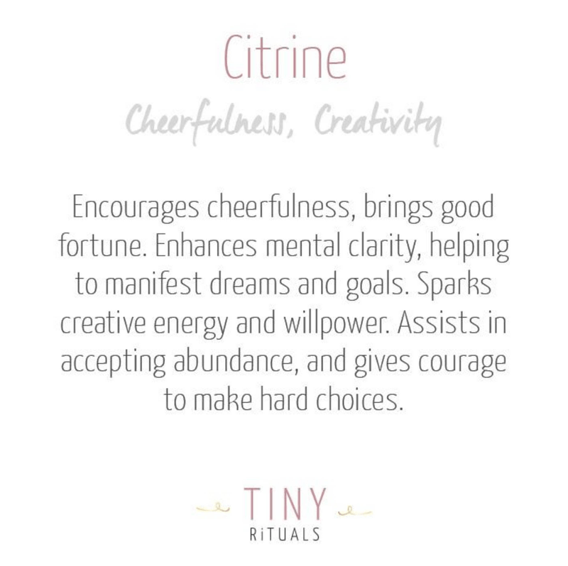 Citrine Energy Anklet